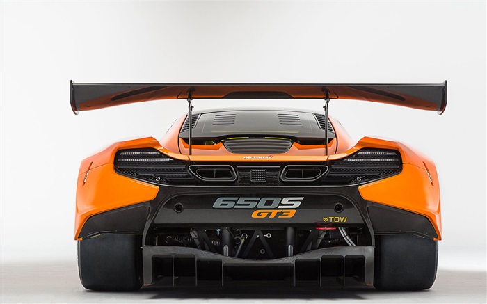 2,015 650S McLaren GT3 supercar vue arrière Fonds d'écran, image