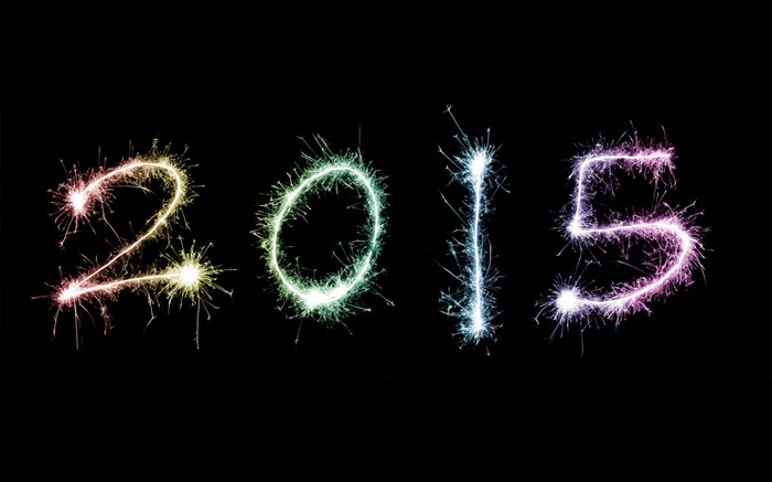 2015 feux d'artifice du Nouvel An Fonds d'écran, image