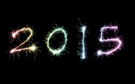 2015 feux d'artifice du Nouvel An HD Fonds d'écran