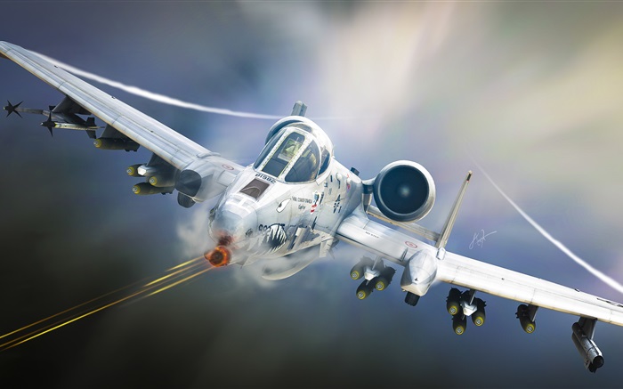 A-10 Tankbuster, avions d'attaque Fonds d'écran, image