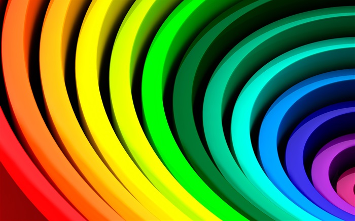 Résumé des cercles, des couleurs de l'arc Fonds d'écran, image