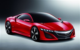 Acura NSX notion voiture rouge HD Fonds d'écran
