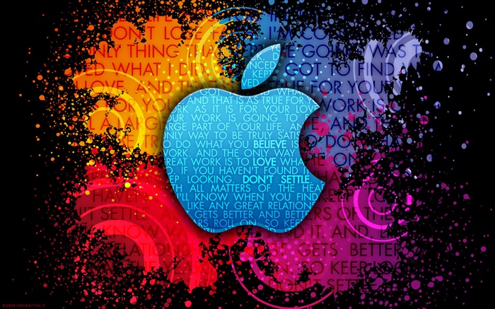 Apple a fond coloré Fonds d'écran, image