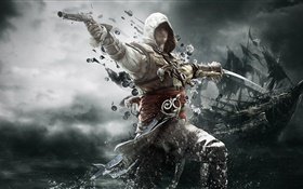 Assassin's Creed 4 Le Drapeau Noir HD Fonds d'écran