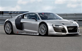 Audi voiture sport argenté HD Fonds d'écran