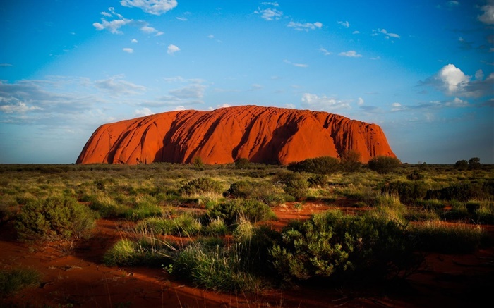 Ayers Rock, en Australie, au crépuscule Fonds d'écran, image