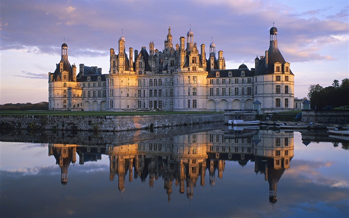 Château de Chambord, Vallée de la Loire, France Fonds d'écran, image