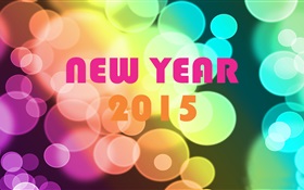 coloré de la Nouvelle Année 2015 HD Fonds d'écran