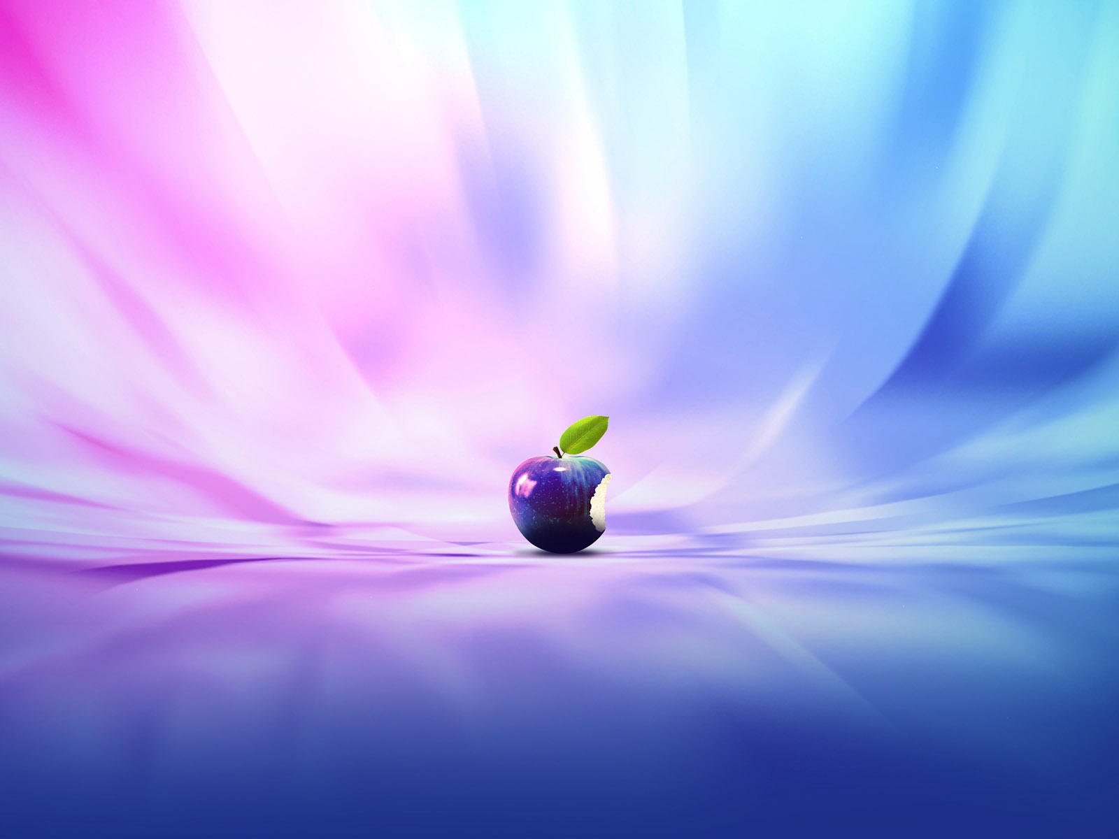 Stade coloré, logo Apple 1600x1200 Fonds d'écran