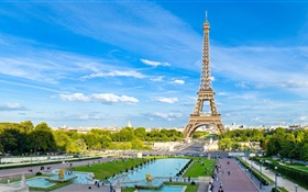 Tour Eiffel, Paris, France HD Fonds d'écran