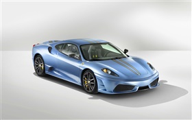 Ferrari lumière voiture bleue