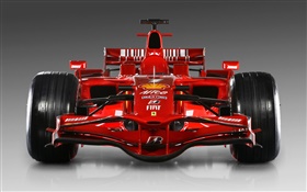 Ferrari race rouge vue avant de la voiture HD Fonds d'écran