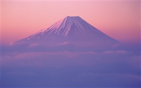 Mont Fuji, au crépuscule HD Fonds d'écran