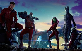 Gardiens de la Galaxie, personnages du film HD Fonds d'écran