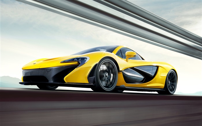 McLaren P1 supercar jaune Fonds d'écran, image