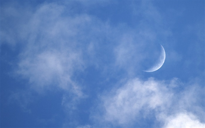 Lune, nuit, nuages Fonds d'écran, image