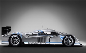 Peugeot course hybride vue latérale de la voiture HD Fonds d'écran