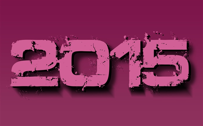 Purple Style, le Nouvel An 2015 Fonds d'écran, image