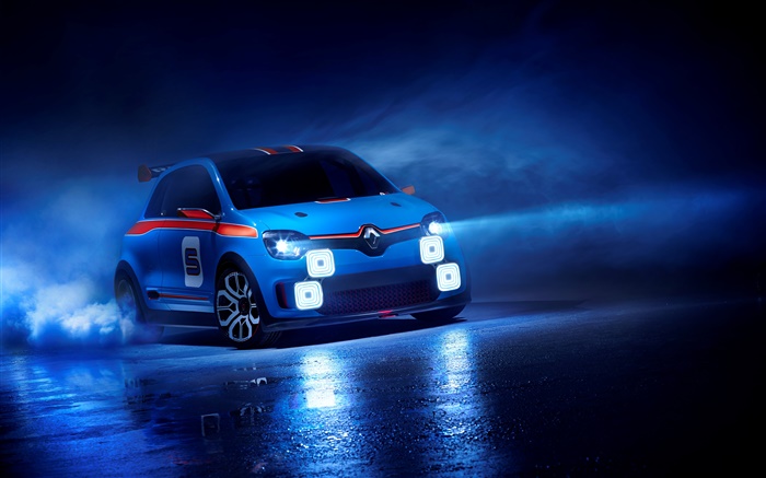 Renault TwinRun notion voiture bleue Fonds d'écran, image
