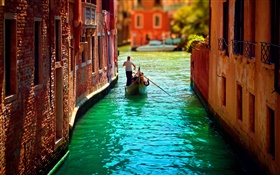 Venise, le tourisme, rivière, bateau HD Fonds d'écran