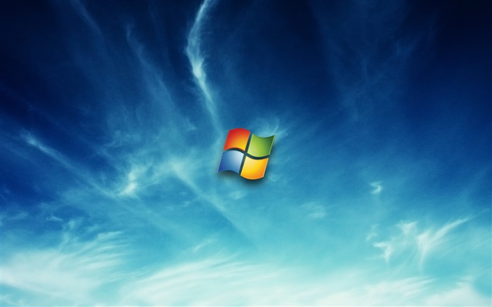 Windows 7 logo dans le ciel Fonds d'écran, image