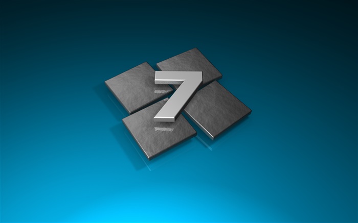 Style de Windows Seven 3D Fonds d'écran, image