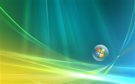 Le logo Windows, abstrait