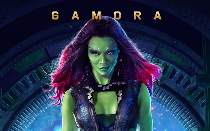 Zoe Saldana comme Gamora, Gardiens de la Galaxie Fonds d'écran, image