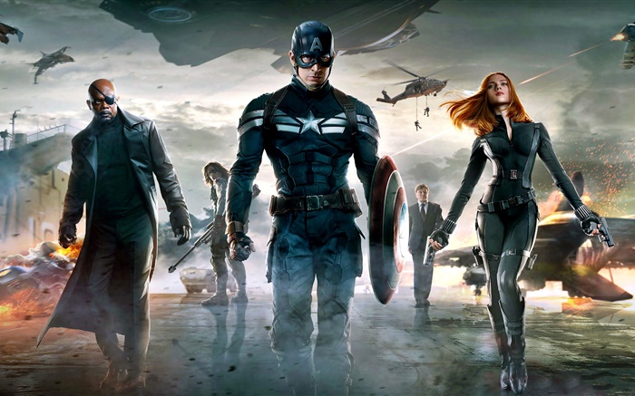 2,014 film, Captain America: The Winter Soldier Fonds d'écran, image