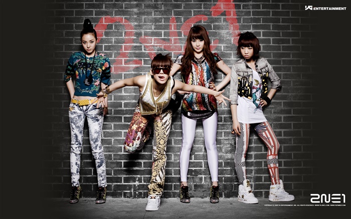 2NE1, les filles de la musique coréenne 02 Fonds d'écran, image