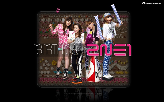 2NE1, les filles de la musique coréenne 05 Fonds d'écran, image