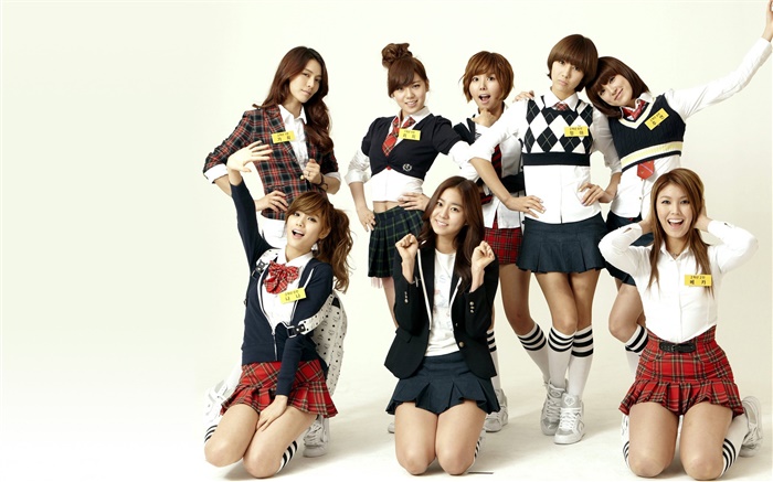Après l'école, la Corée filles de musique 02 Fonds d'écran, image