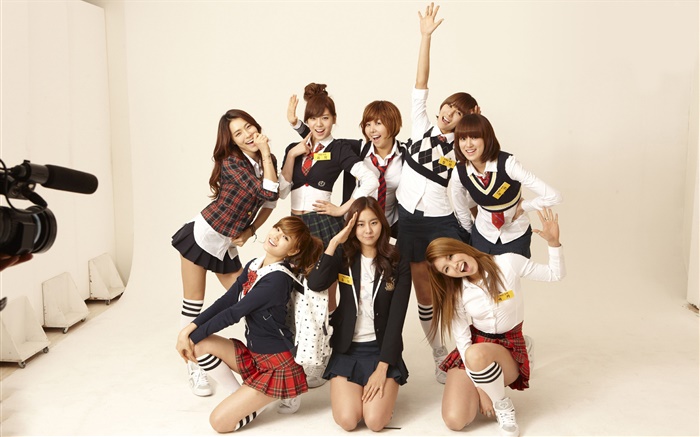 Après l'école, la Corée filles de musique 04 Fonds d'écran, image