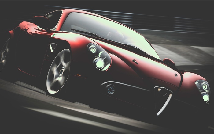 Alfa Romeo supercar rouge Fonds d'écran, image
