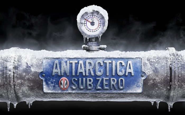 Antarctique, la température sous zéro, images créatives Fonds d'écran, image