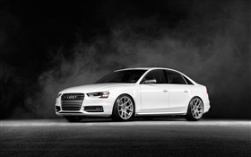 Audi S4 Vorsteiner voiture blanche HD Fonds d'écran