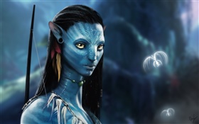 Film Avatar en 3D, belle fille HD Fonds d'écran