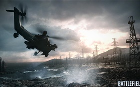 Battlefield 4, hélicoptères HD Fonds d'écran