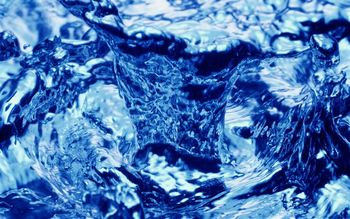 Danse de l'eau bleue Fonds d'écran, image