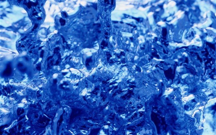 L'eau bleue macro photographie Fonds d'écran, image