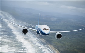 Boeing 787, voler, mer HD Fonds d'écran