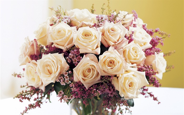 Bouquet de fleurs de rose Fonds d'écran, image