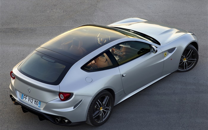 Ferrari FF GT haut de supercar vue Fonds d'écran, image