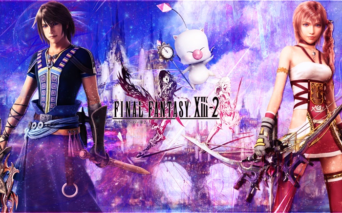 Final Fantasy XIII-2, grand écran de jeu Fonds d'écran, image