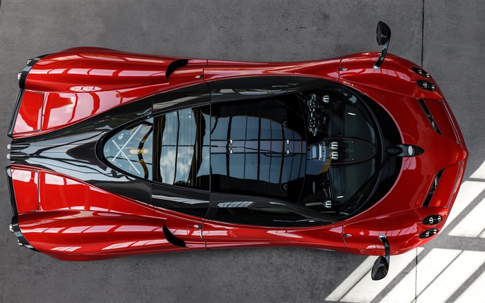 Forza Motorsport 5, vue de dessus de supercar rouge Fonds d'écran, image