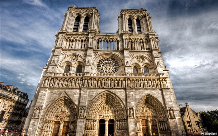 France, Notre-Dame, bâtiments Fonds d'écran, image