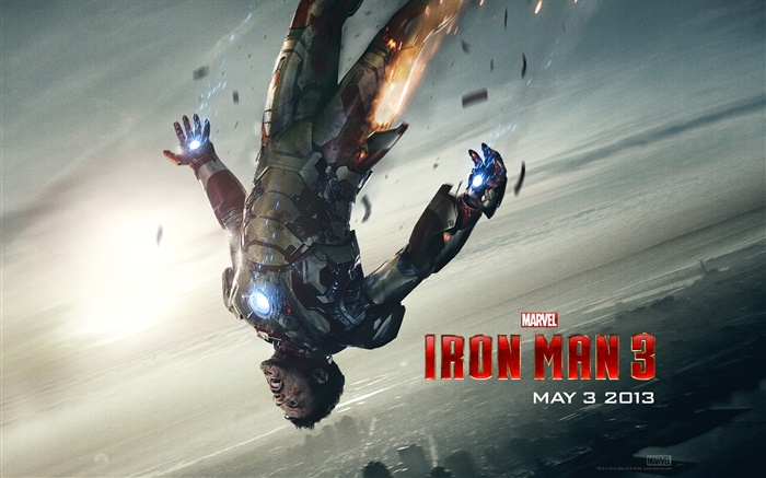 Iron Man 3, tombant Fonds d'écran, image