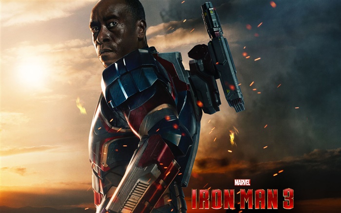 James Rhodes, Iron Man 3 Fonds d'écran, image