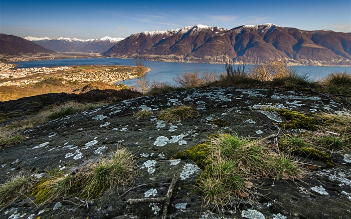 Lac Majeur, Suisse Fonds d'écran, image