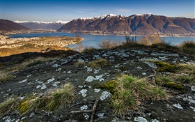 Lac Majeur, Suisse HD Fonds d'écran